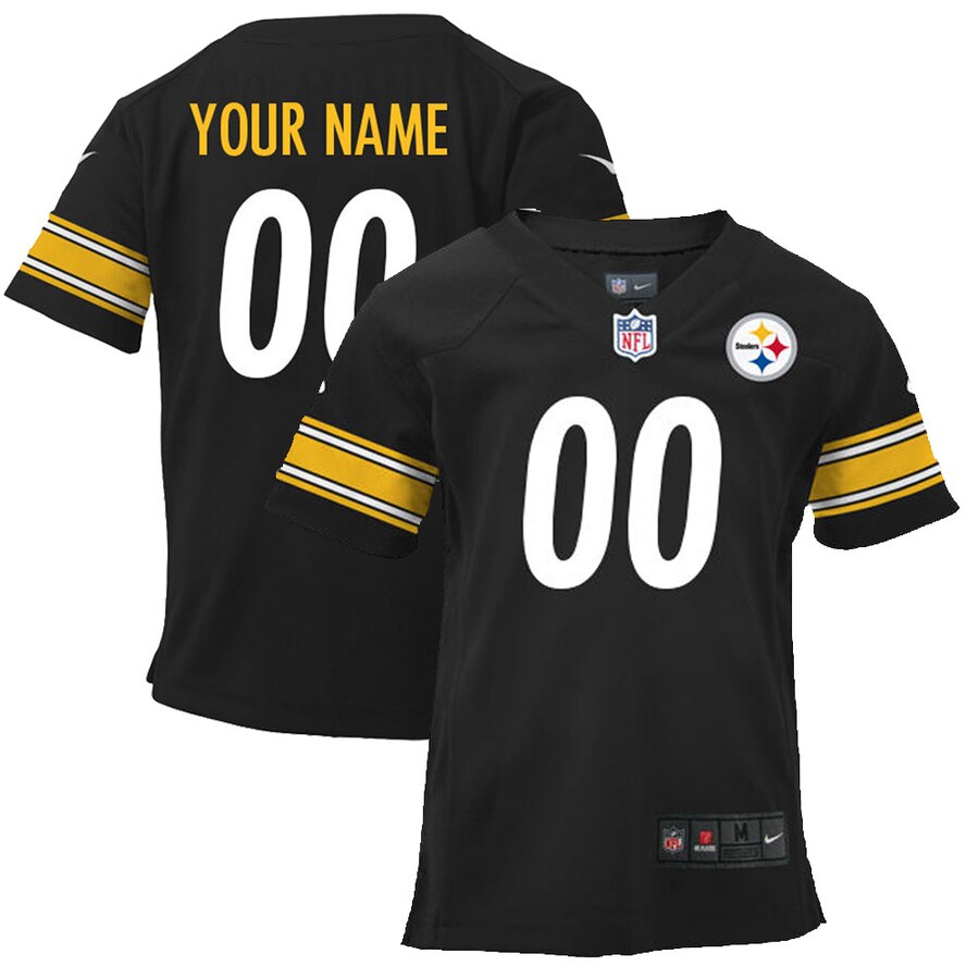 Nike Pittsburgh Steelers Preschool Customized Team Color Game Jersey