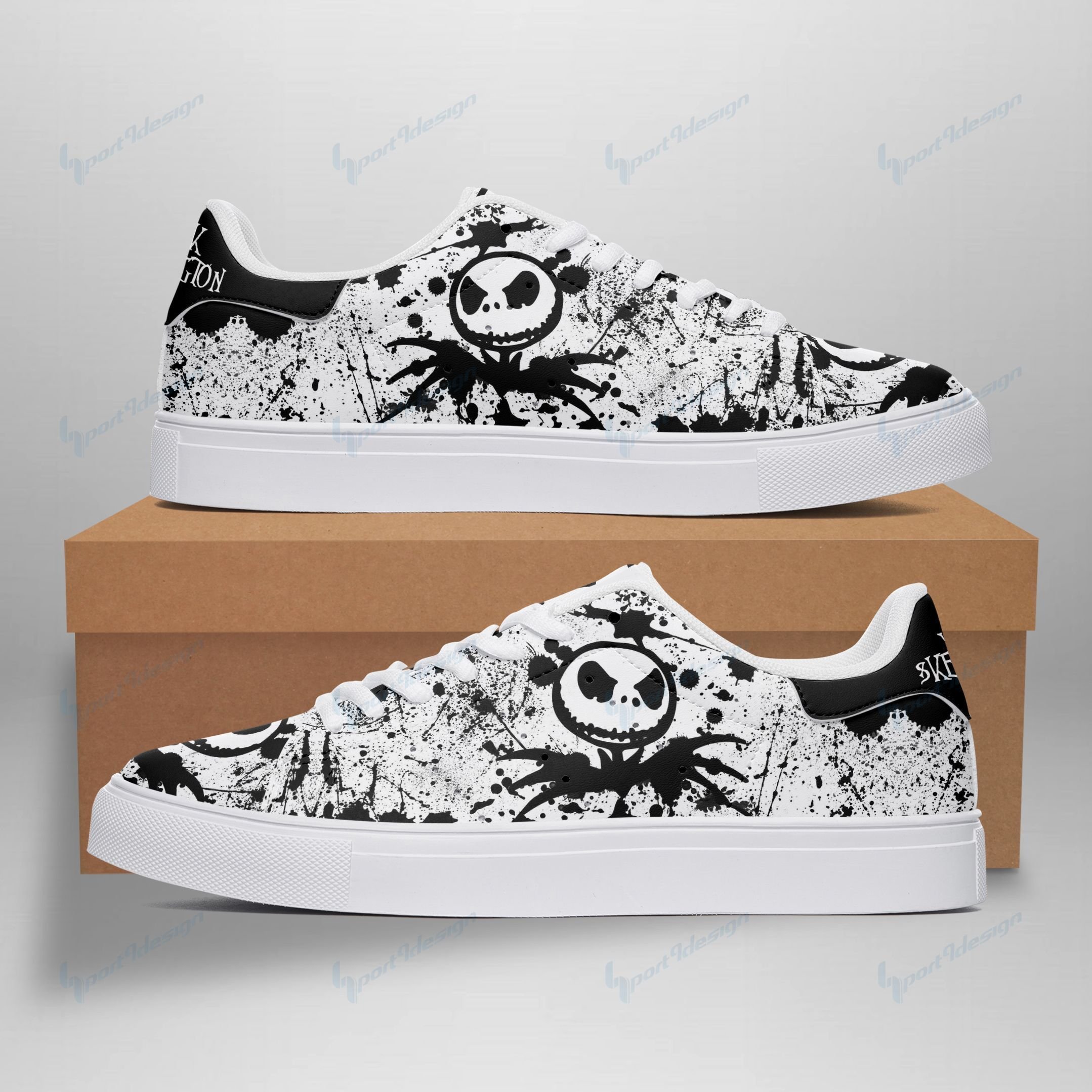 Jack Skellington SS Custom Sneakers 018